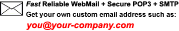 Reliable POP3 and WebMail